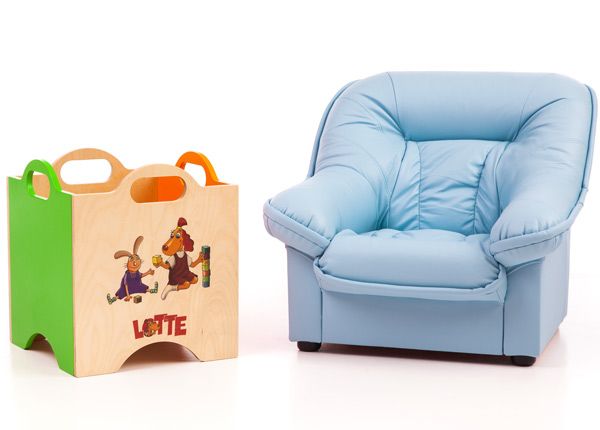 Laste tugitool Mini Spencer + mänguasjakast Lotte