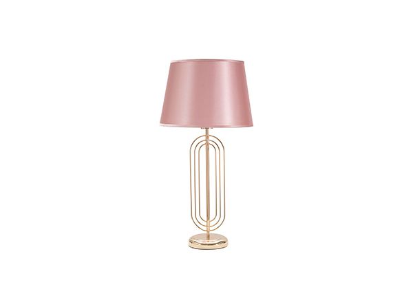 Laualamp Glam, kuld/roosa