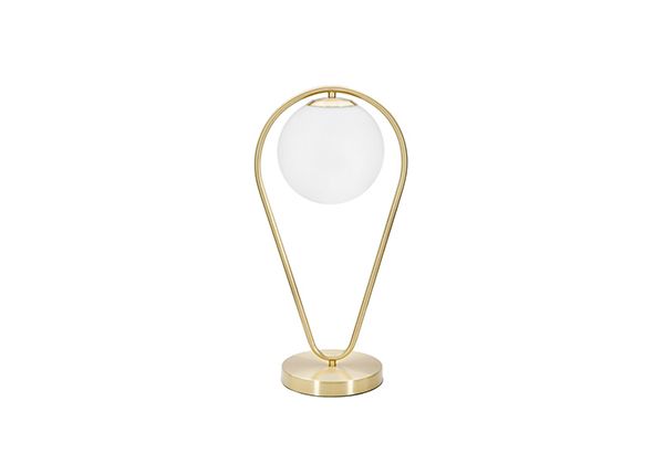Laualamp Glam, kuld/valge