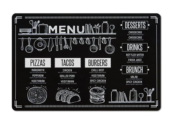 Lauamatt Menu