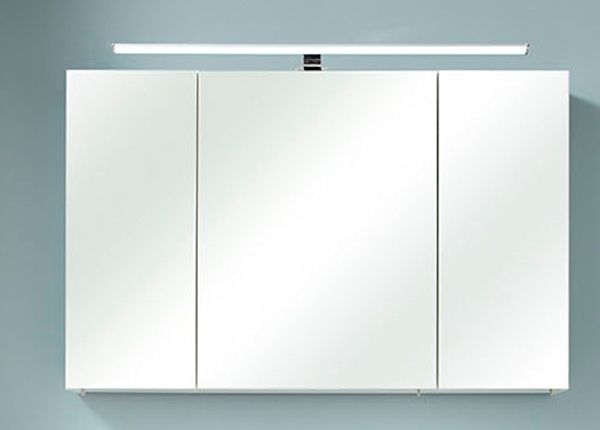 LED-valgustusega peegelkapp 86, 110 cm