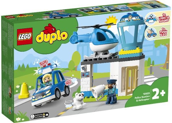 LEGO DUPLO Politseijaoskond ja -helikopter