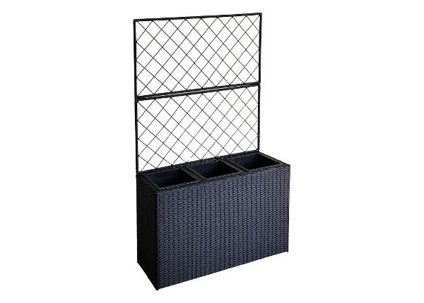 Lillekast Wicker 83x29xH55/146 cm