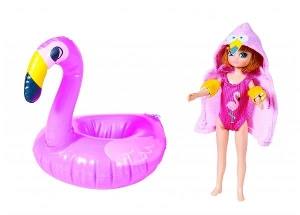 Lottie nukk Swimming with Flamingo