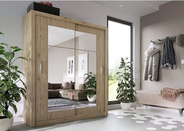 Lükandustega riidekapp 180 cm