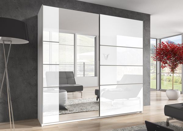 Lükandustega riidekapp 221 cm