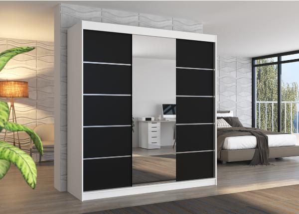 Lükandustega riidekapp Barba II 200 cm