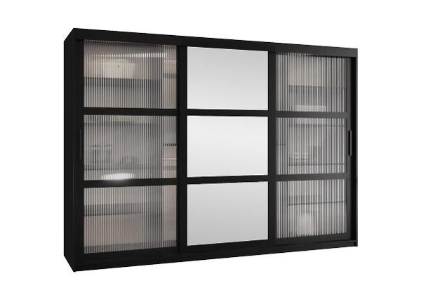 Lükandustega riidekapp Flutes 250 cm