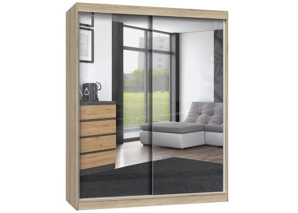 Lükandustega riidekapp Isla 160 cm