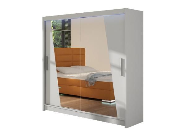 Lükandustega riidekapp + LED