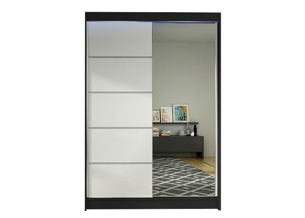 Lükandustega riidekapp + LED