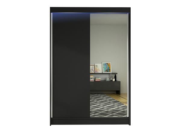 Lükandustega riidekapp + LED