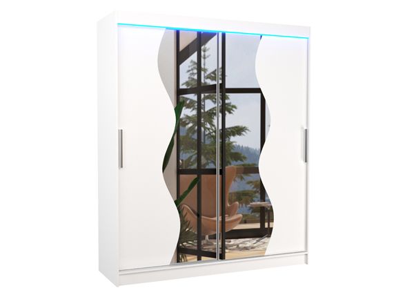 Lükandustega riidekapp Madison 180 cm + LED