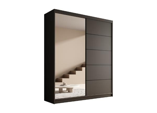 Lükandustega riidekapp Monte II 180 cm