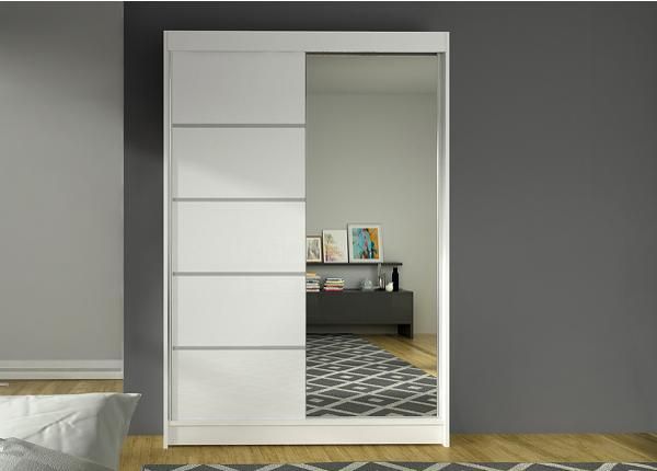 Lükandustega riidekapp Nicea 120 cm
