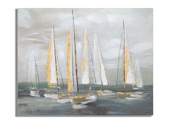 Maal Gold Boat 100x80 cm