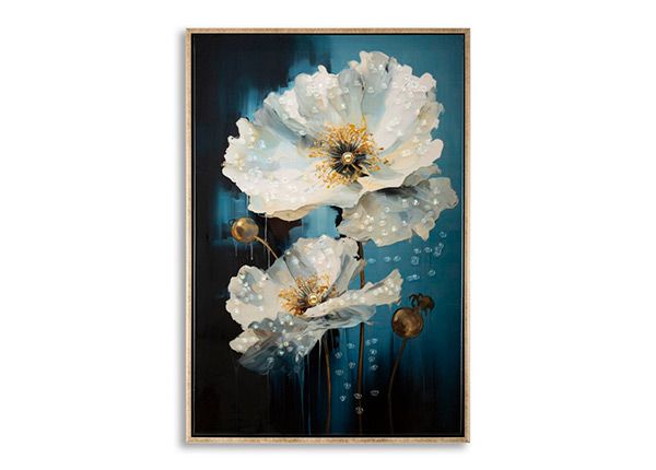 Maal Narcy 42x62 cm, sinine/valge