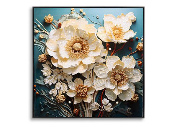 Maal Narcy 82x82 cm, valge