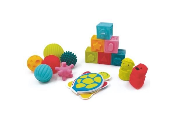 Mänguasjade komplekt Ludi, kuubikud/pallid