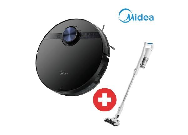 Midea M7 Evo, 8000 Pa, robottolmuimeja + juhtmevaba varstolmuimeja P5