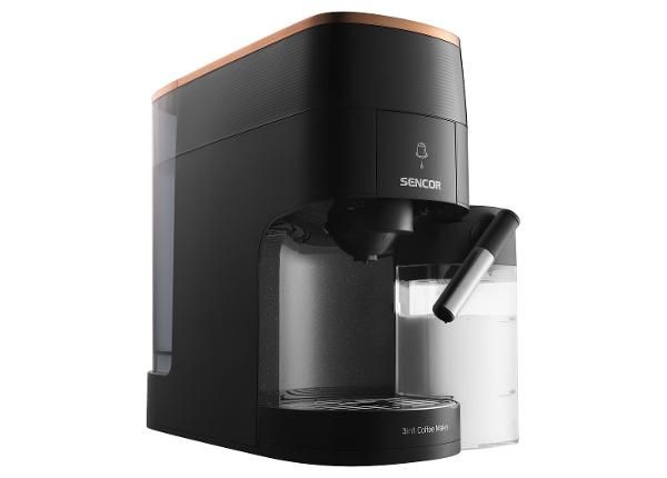 Multi-kapsel 3in1 kohvimasin Marco Polo Sencor SCC3000BK