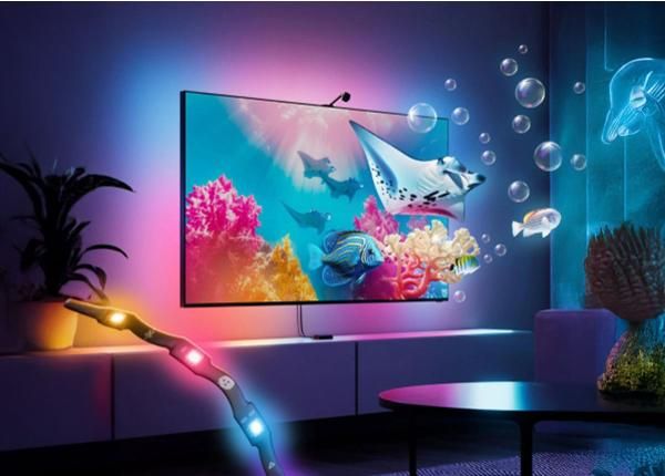 Nanoleaf 4D V2 teleri ekraanipeegelduse ja valgusribade komplekt (kuni 65'' telerile või monitorile)