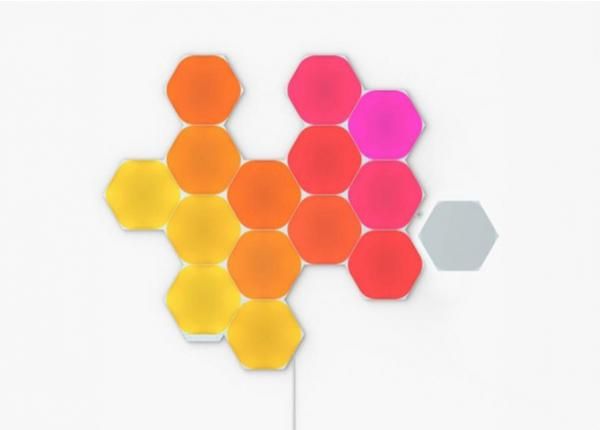 Nanoleaf Shapes Hexagons stardikomplekt (15 paneeli)