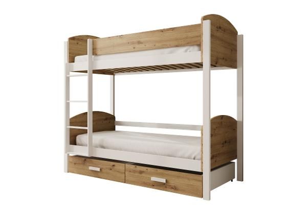 Narivoodi komplekt Jori madratsitega 90x200 cm