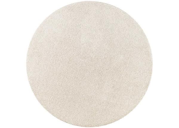 Narma kräsuline tuftingvaip Jazz™ white ümar Ø 200 cm