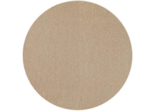 Narma silesidusvaip Bravo™ beige ümar