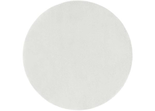 Narma veluurvaip Noble™ white ümar Ø 200 cm
