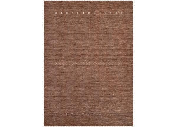 Narma villane käsikootud vaip Tornio brown 160x230 cm