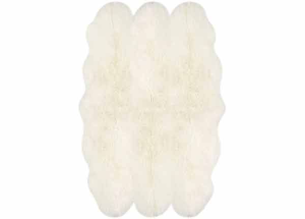 Naturaalne lambanahk Merino natural white Sexto ±130x180 cm