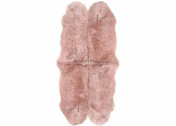 Naturaalne lambanahk Merino rosa Quatro ±90x180 cm