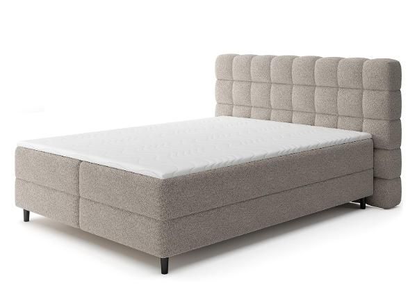 Pesukastiga kontinentaalvoodi Camma 160x200 cm