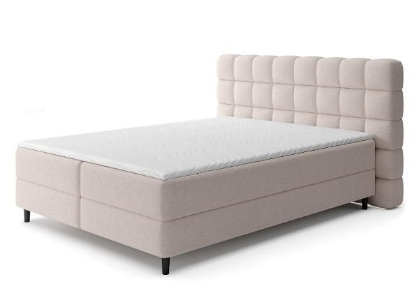 Pesukastiga kontinentaalvoodi Camma 180x200 cm