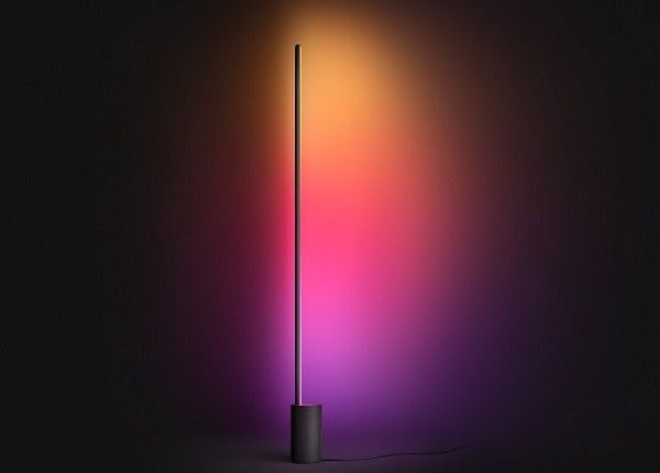 Philips Hue Black and Color ambience sujuva toonivahetusega põrandalamp Signe must