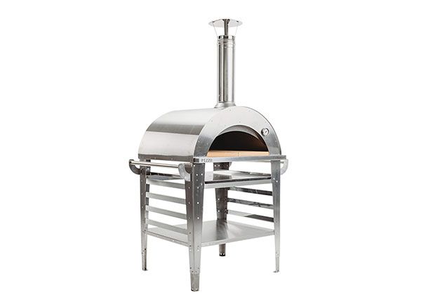 Pitsaahi koos aluslauaga Pizzo-Set-Inox