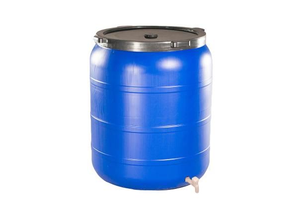 Plastvaat kaanega ja kraaniga 300 L