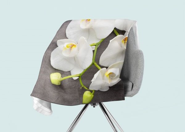 Pleed Gray and White 150x200 cm