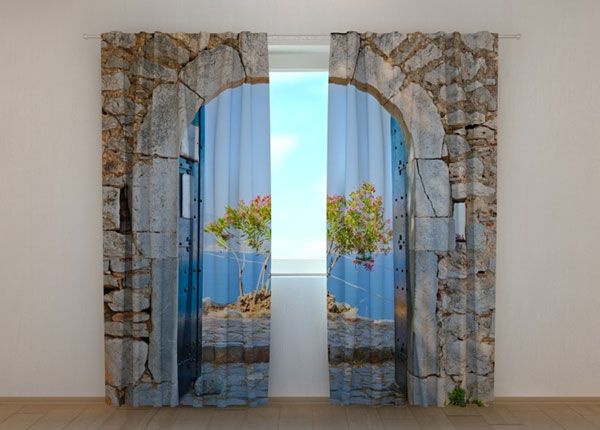 Poolpimendav kardin Archway to the Sea 240x220 cm