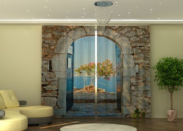 Poolpimendav kardin Archway to the Sea 290x245 cm