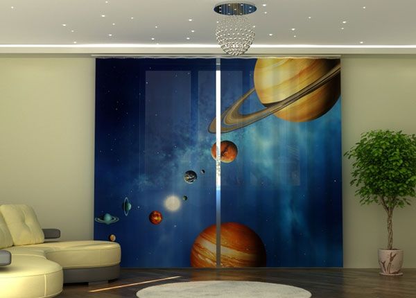 Poolpimendav kardin Solar System 290x245 cm