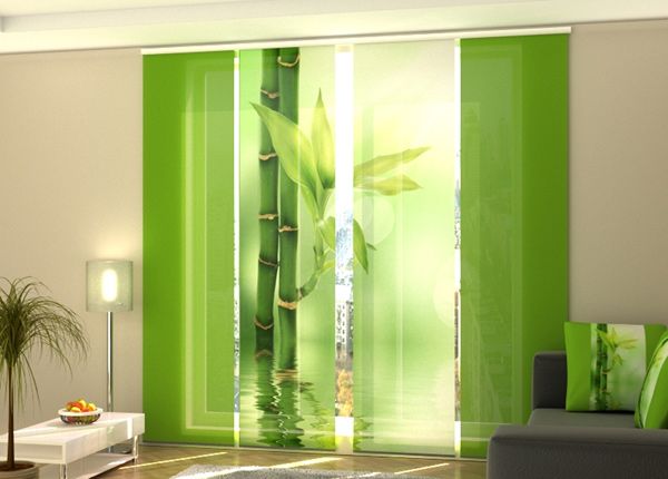 Poolpimendav paneelkardin Green Bamboo 240x240 cm