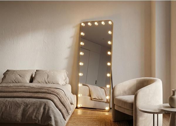 Põrandapeegel Hollywood LED 160 cm