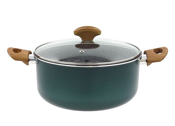 Pott klaaskaanega Green Wood Ø 24 cm