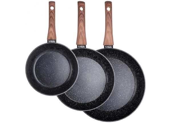 Praepannide komplekt Black&Wood 3 osa