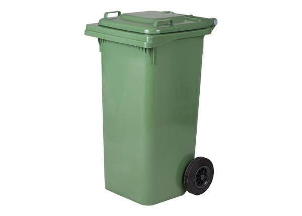 Prügikonteiner 120L, roheline