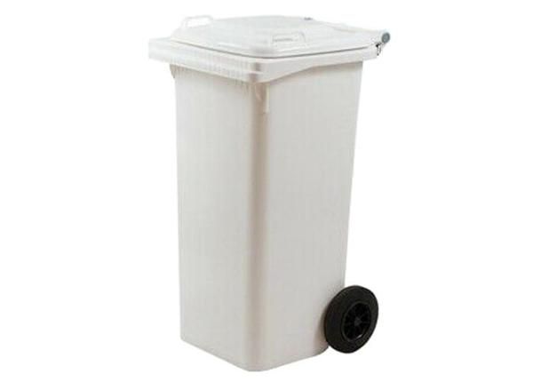 Prügikonteiner 120L, valge