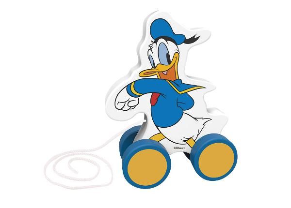 Puidust Piilupart Donald ratastel
